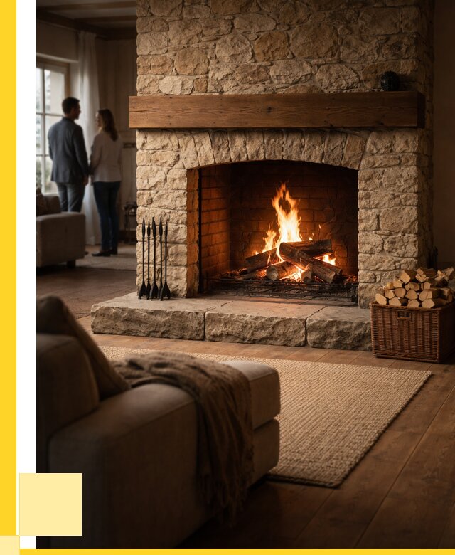 Открытые камины под ключ в Ялуторовске от 154935 р. ЭриданЛтр