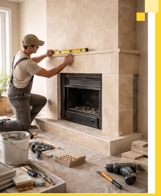 Установка и монтаж каминов в частном доме под ключ в Ялуторовске