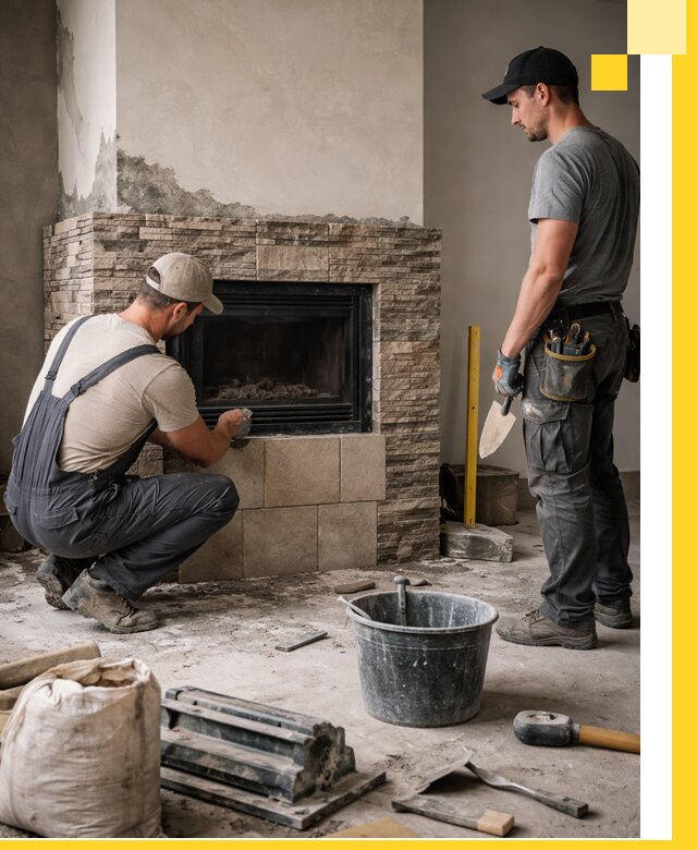 Камины под ключ в Ялуторовске: проект, изготовление и монтаж