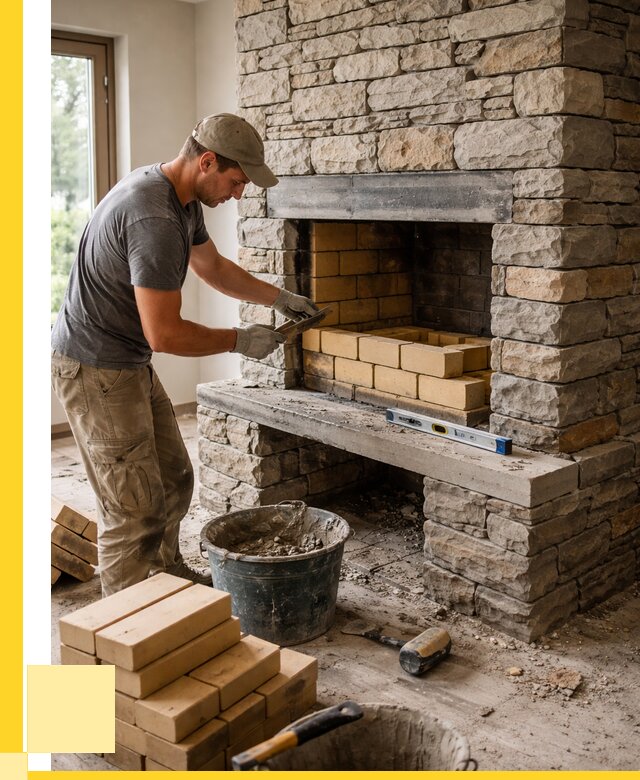 Кладка каминов и камина в Ялуторовске от 25823 р. ЭриданЛтр