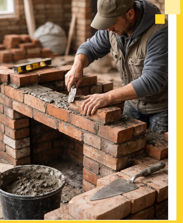 Кладка каминов под ключ в Ялуторовске профессиональная отделка и монтаж