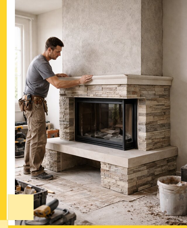 Изготовление каминов под ключ в Ялуторовске от 154935 р. | ЭриданЛтр