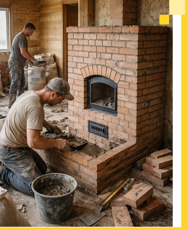 Профессиональное строительство печей в Ялуторовске под ключ