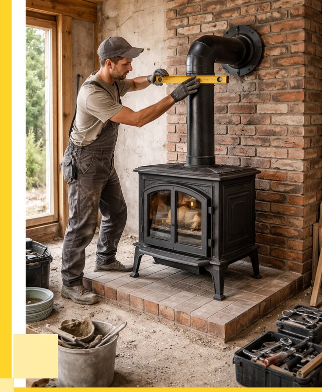 Монтаж печей установка банной печи в Ялуторовске от 15494 р. | ЭриданЛтр