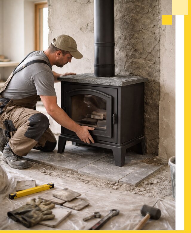 Профессиональный монтаж печей и каминов в Ялуторовске под ключ