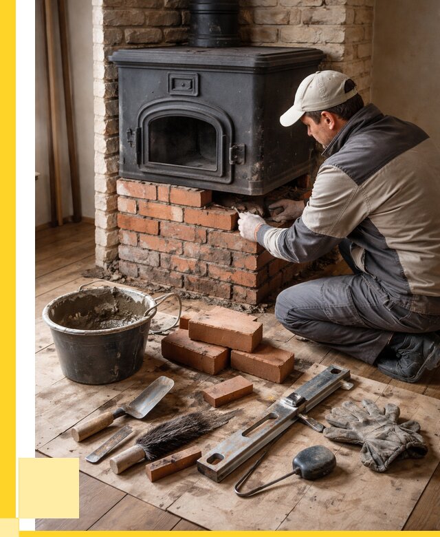 Ремонт печей в Ялуторовске от 12395 р., услуги печника ЭриданЛтр