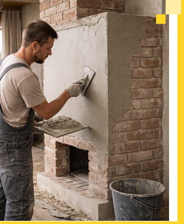 Отделка печей и облицовка каминов в Ялуторовске под ключ