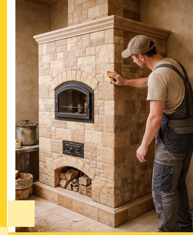 Облицовка печей в Ялуторовске от 4648 р. под ключ | ЭриданЛтр