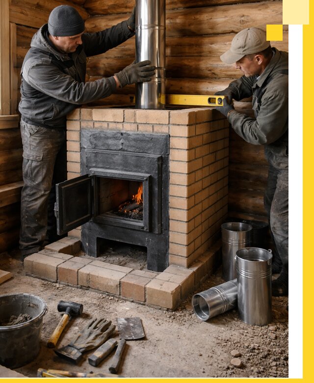 Проектирование, изготовление и установка банных печей в Ялуторовске