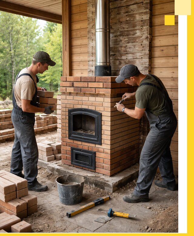 Производство и установка дачных печей под ключ в Ялуторовске