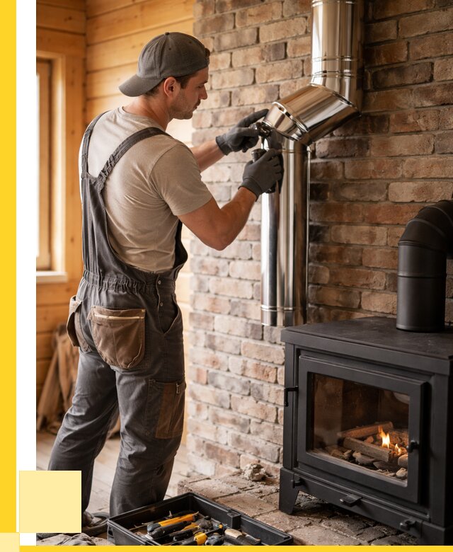 Монтаж дымоходов для печей в Ялуторовске от 7747 р. | ЭриданЛтр