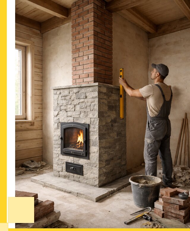 Печи и дымоходы под ключ в Ялуторовске от 46481 р., ЭриданЛтр