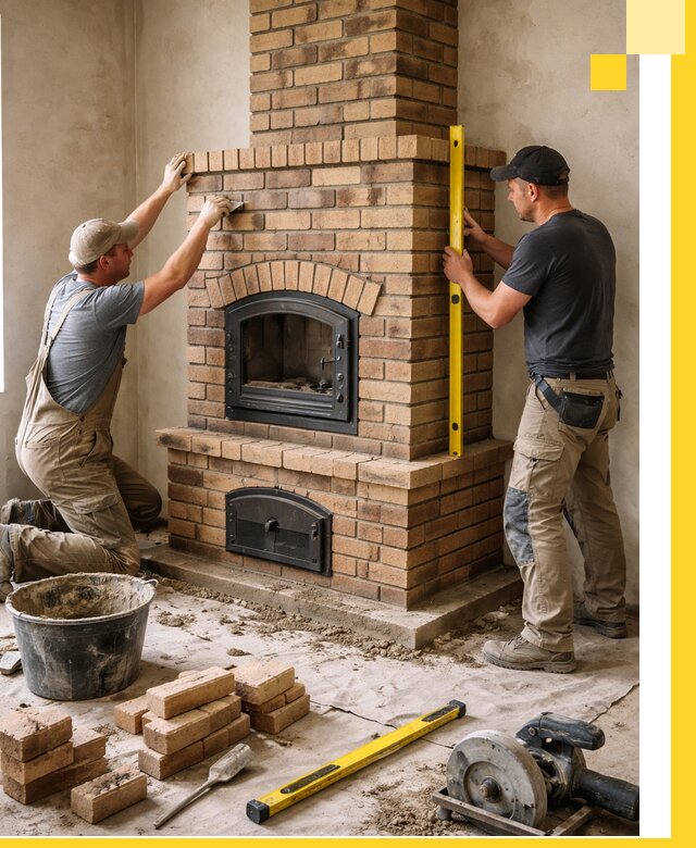 Продажа и установка печей и каминов для дома под ключ в Ялуторовске