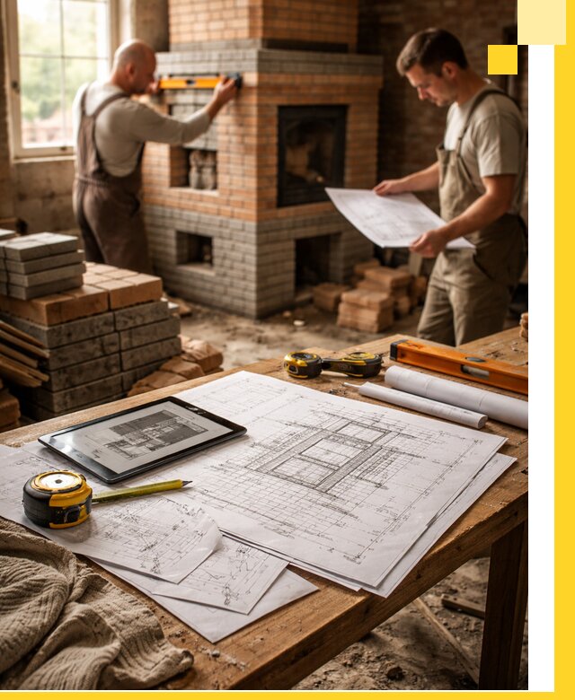 Проекты печей и каминов с индивидуальным дизайном в Ялуторовске