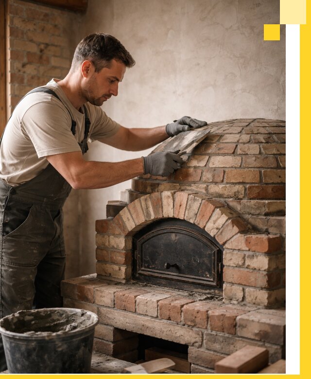 Изготовление и монтаж помпейских печей на заказ в Ялуторовске