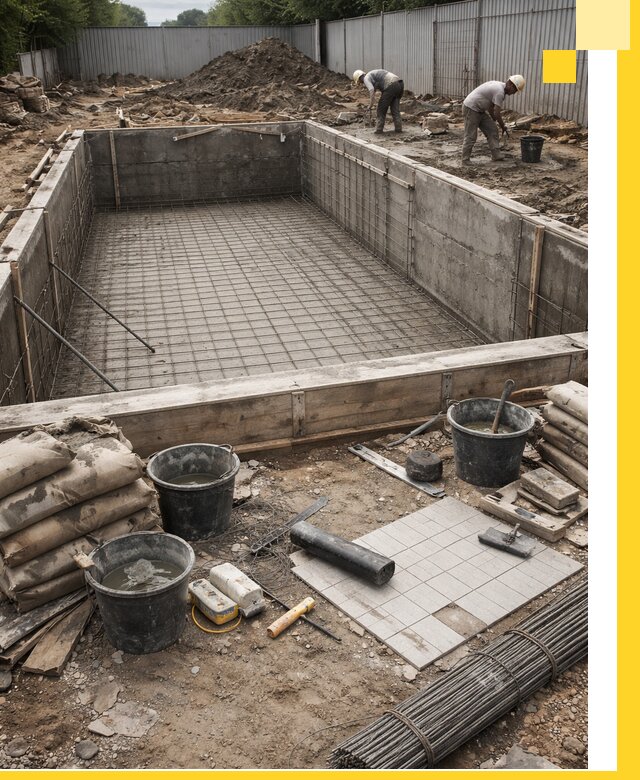 Строительство бассейнов под ключ в Ялуторовске, дизайн и монтаж