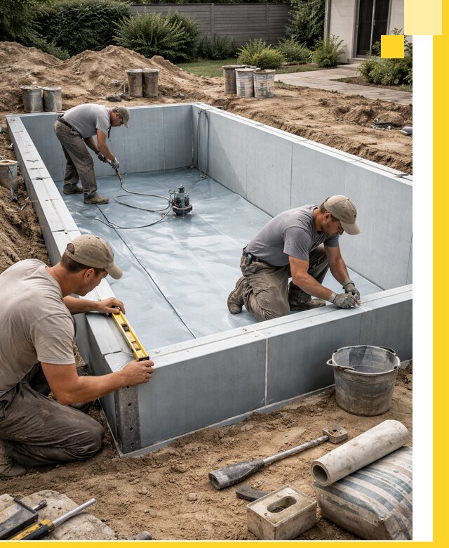 Профессиональный монтаж бассейнов под ключ в Ялуторовске с гарантией