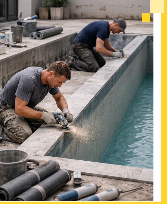 Профессиональный ремонт бассейнов под ключ в Ялуторовске