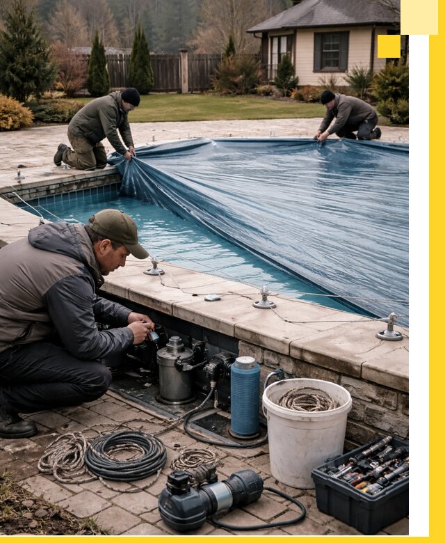 Консервация бассейнов в Ялуторовске: подготовка к длительному хранению