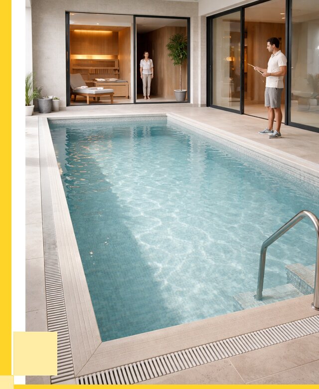 Отделка бассейна пленкой ПВХ в Ялуторовске от 3615 р. - ЭриданЛтр