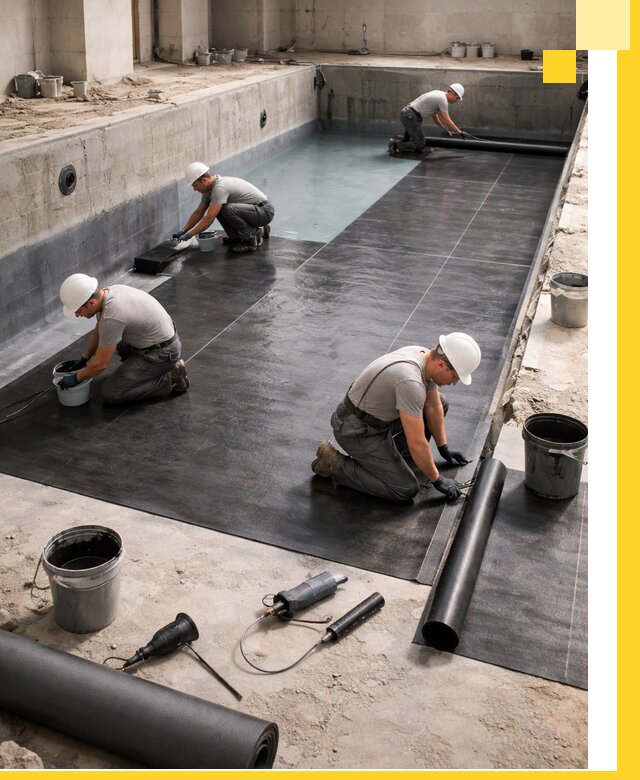 Профессиональная гидроизоляция бассейнов и чаш в Ялуторовске под ключ