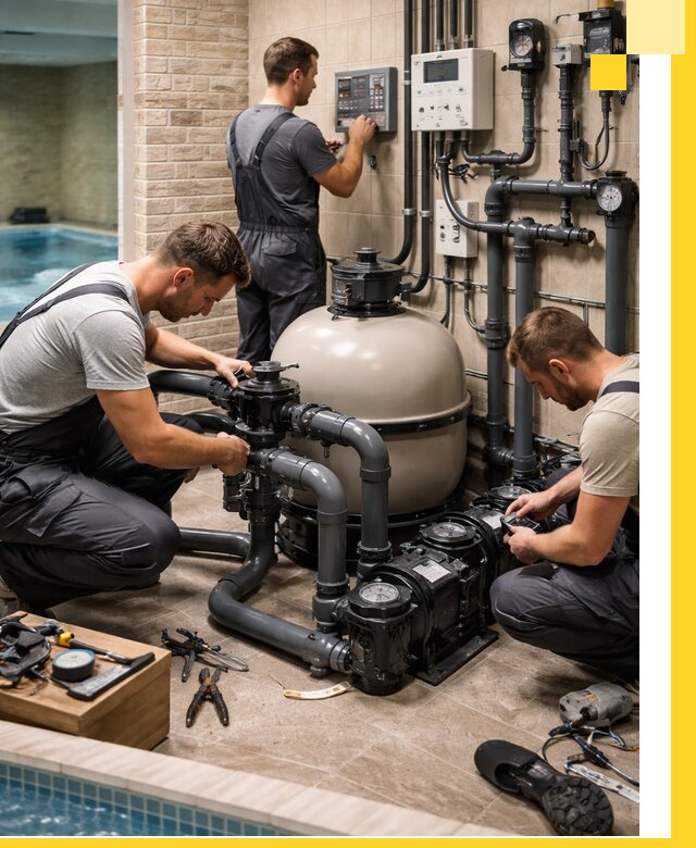 Комплексное оборудование для бассейнов под ключ в Ялуторовске