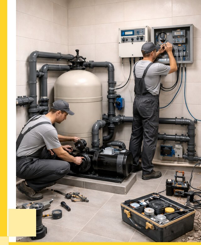 Монтаж оборудования для бассейнов в Ялуторовске от 41316 р. | ЭриданЛтр