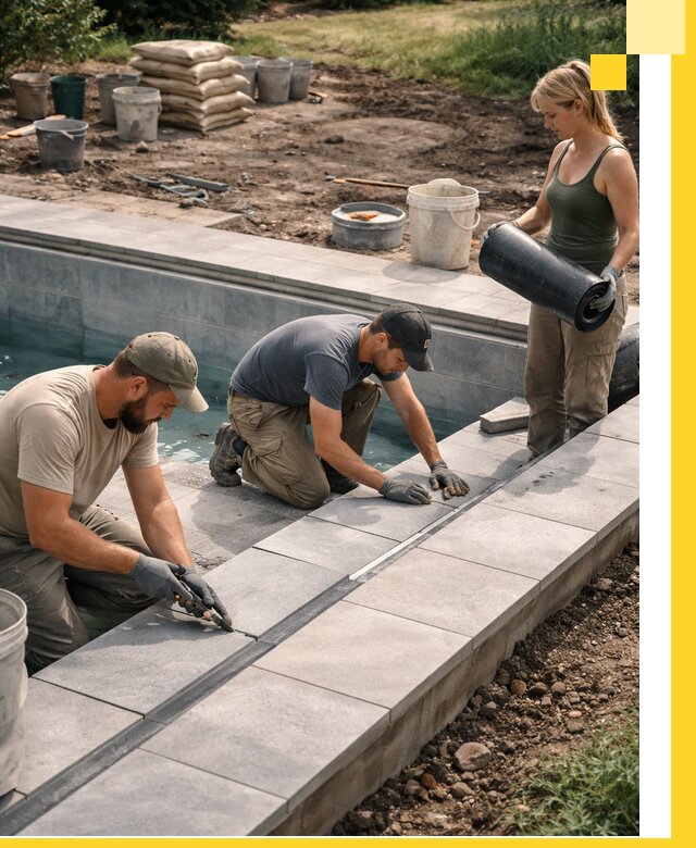 Строительство и монтаж уличных бассейнов под ключ в Ялуторовске