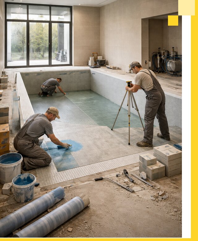 Проект и строительство закрытых бассейнов в Ялуторовске под ключ