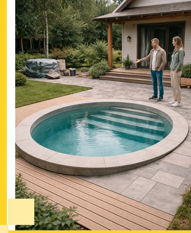 Бассейн на даче под ключ в Ялуторовске от 206580 р., ЭриданЛтр