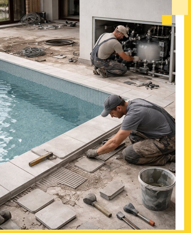 Строительство и монтаж бассейнов в коттедже в Ялуторовске