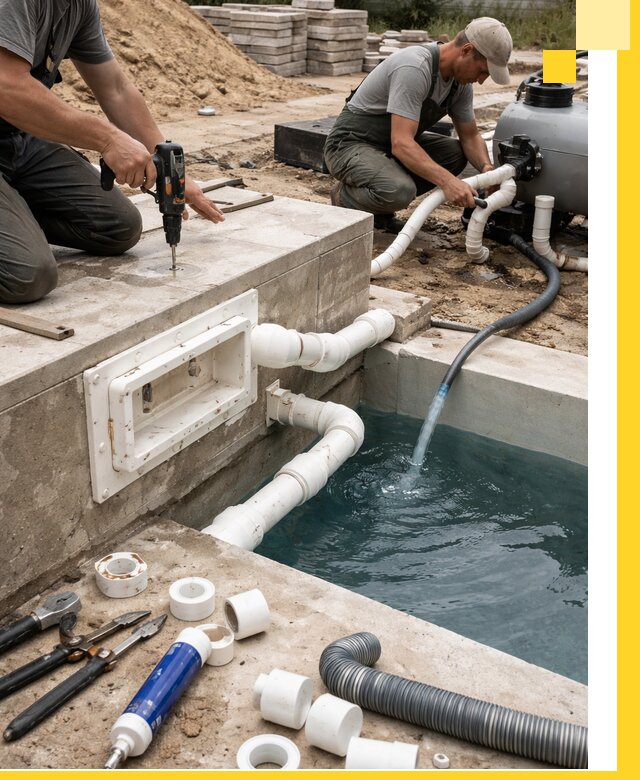 Строительство скиммерных бассейнов под ключ в Ялуторовске