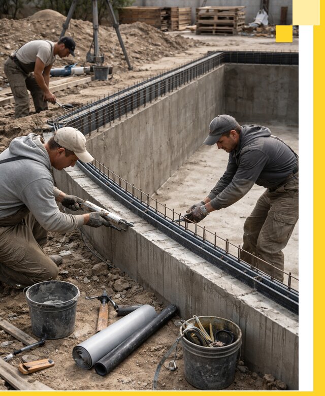 Качественный монтаж чаши бассейна в Ялуторовске под ключ с гарантией