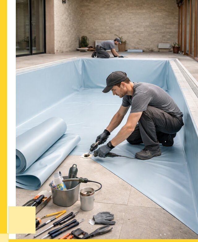 Пленка ПВХ для бассейнов в Ялуторовске от 2582 р. | ЭриданЛтр