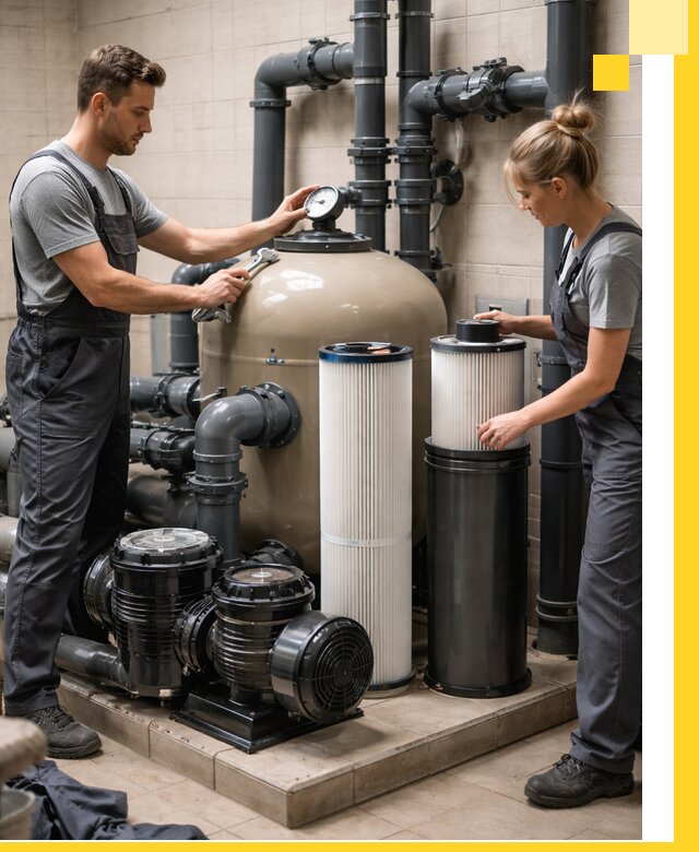 Фильтры и системы фильтрации для бассейнов в Ялуторовске