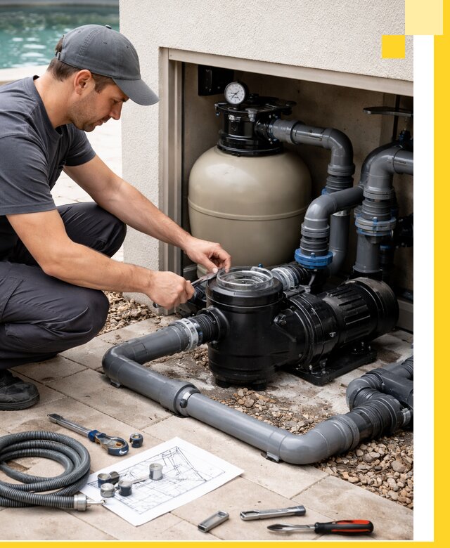 Поставка, монтаж и сервис насосов для бассейнов в Ялуторовске