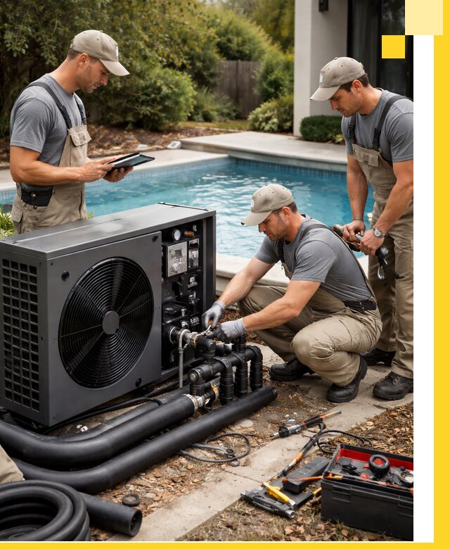 Проектирование и установка тепловых насосов для бассейнов в Ялуторовске