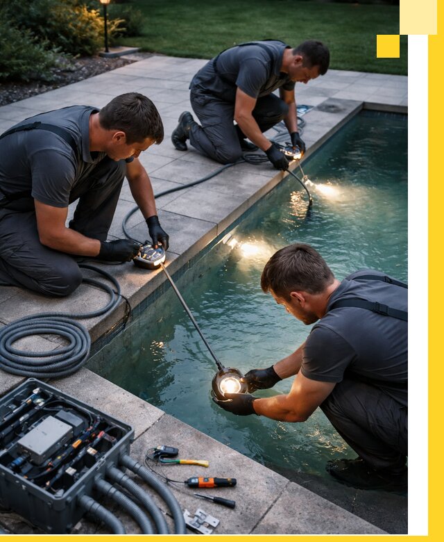 Профессиональное освещение бассейнов в Ялуторовске: дизайн и монтаж