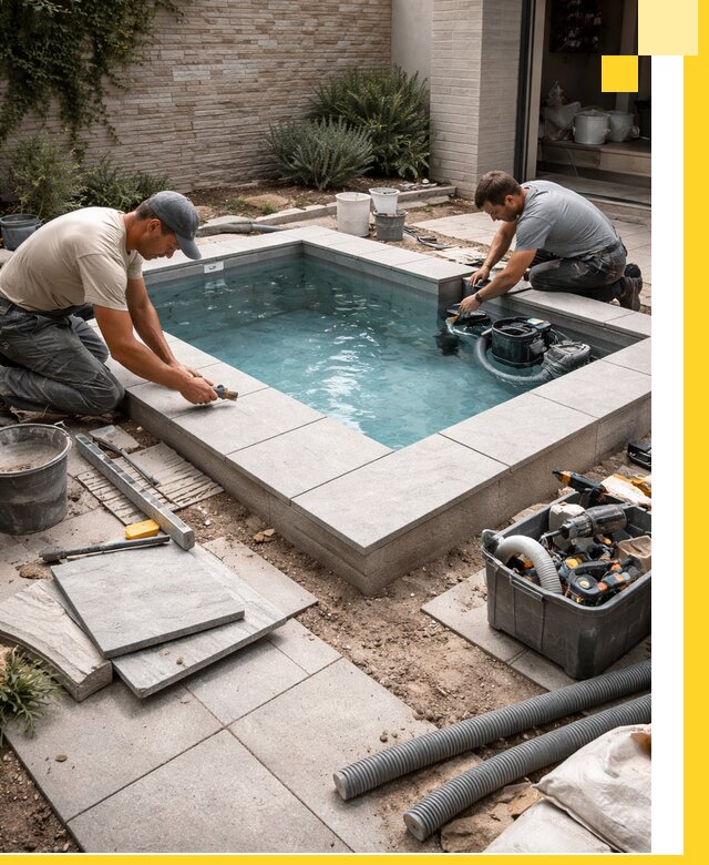 Мини бассейны под ключ в Ялуторовске, дизайн и установка