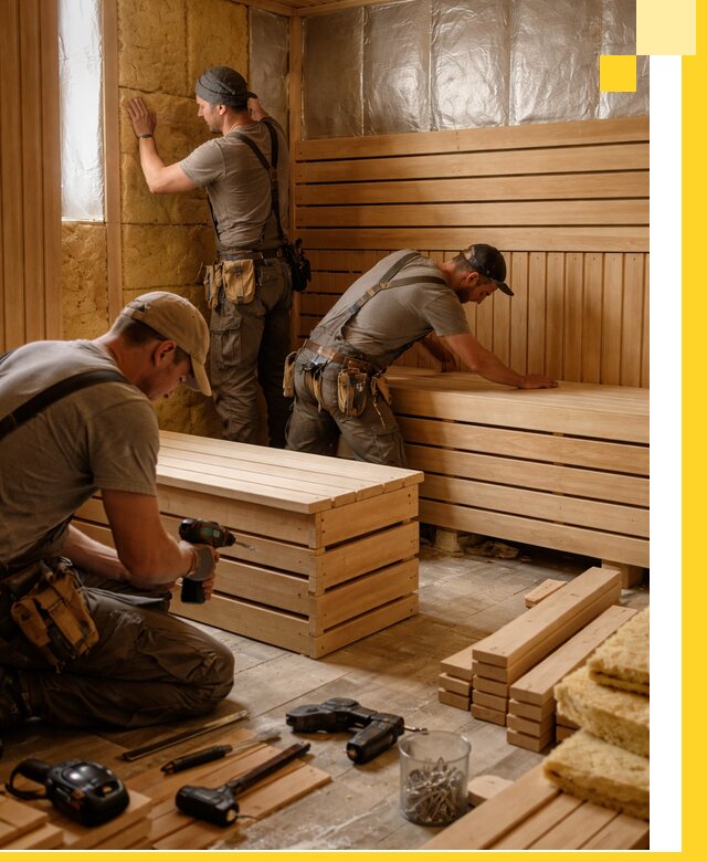 Профессиональное строительство саун под ключ в Ялуторовске