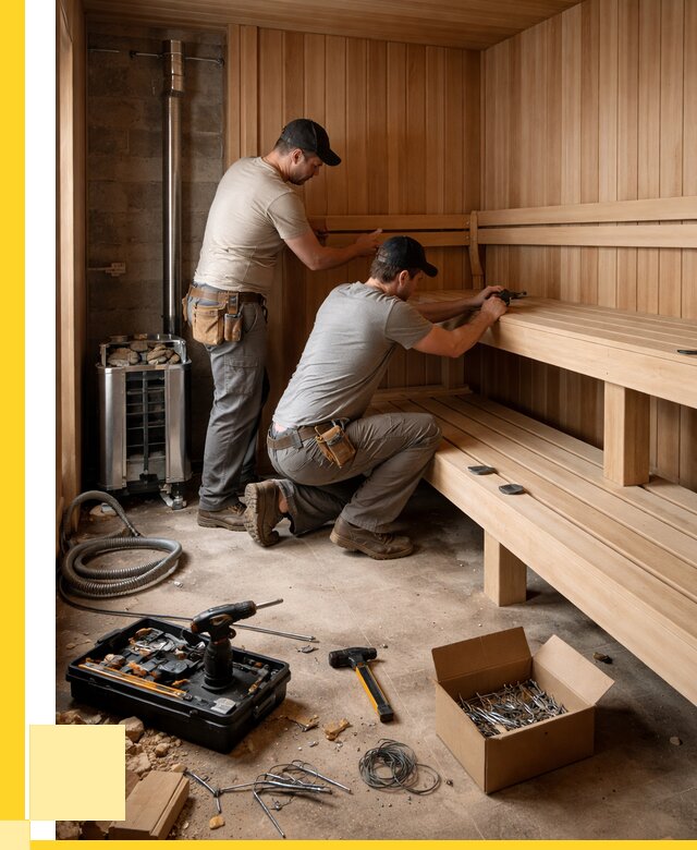 Монтаж саун под ключ в Ялуторовске от 123948 р. | ЭриданЛтр