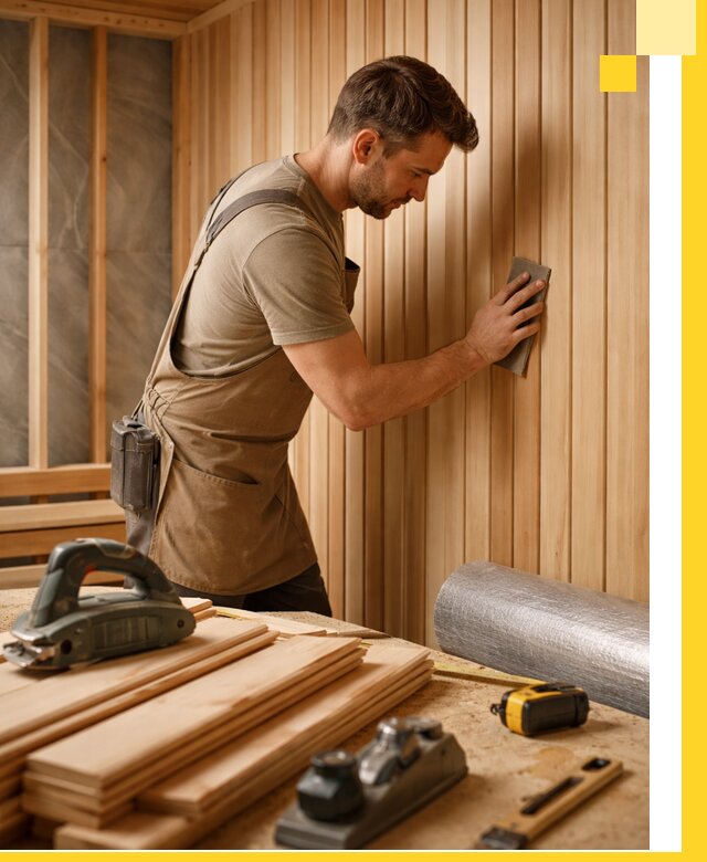 Профессиональная отделка саун и парных под ключ в Ялуторовске