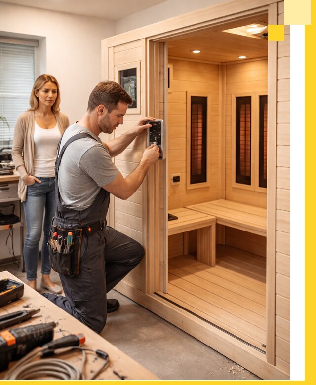 Инфракрасные сауны под ключ в Ялуторовске продажа и установка