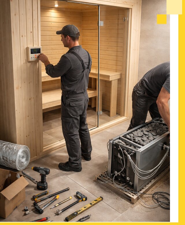 Поставка, установка и монтаж электрических саун в Ялуторовске