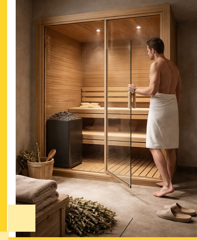 Купить мини сауны для дома в Ялуторовске от 72303 р. ЭриданЛтр