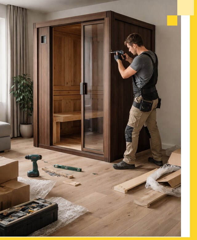 Установка и производство мини саун под ключ в Ялуторовске