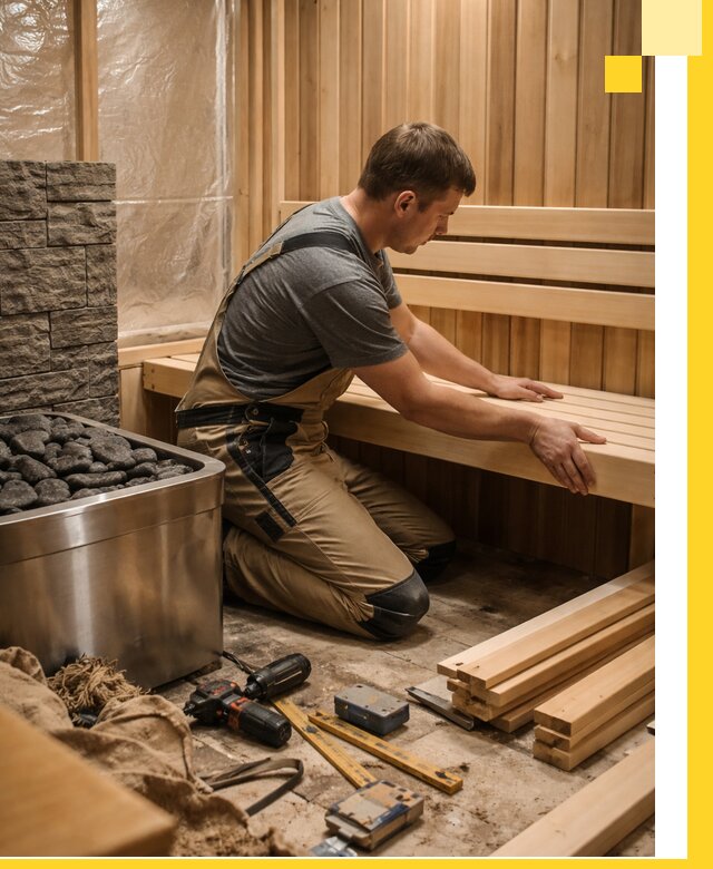 Сауны для дома под ключ с проектированием и монтажом в Ялуторовске