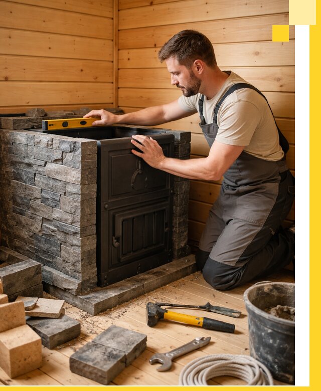 Производство и установка печей для саун под ключ в Ялуторовске