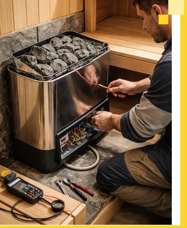 Продажа и установка электрокаменок для саун в Ялуторовске