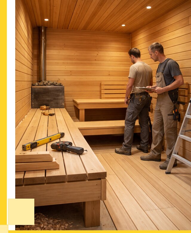 Отделка бань и саун в Ялуторовске по цене от 4648 р. | ЭриданЛтр